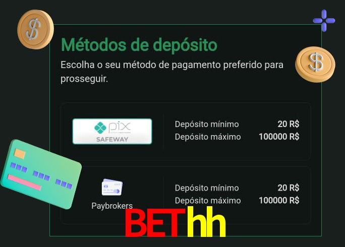 O cassino bethh oferece uma grande variedade de métodos de pagamento